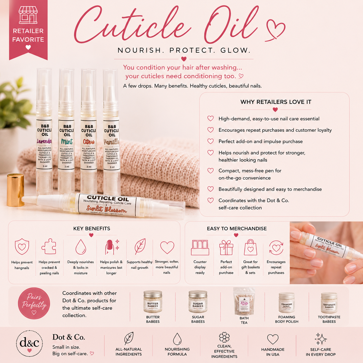 Falling For You Collection Cuticle Oil Pens – Nourishing Nail & Cuticle Oil