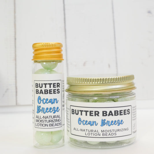 Ocean Breeze Shea Butter- handmade, all-natural moisturizing lotion beads