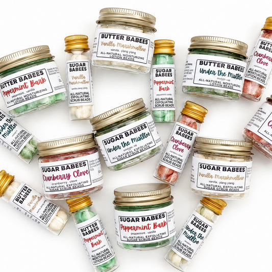 Merry & Bright Collection Butter Babees – Solid Lotion Beads