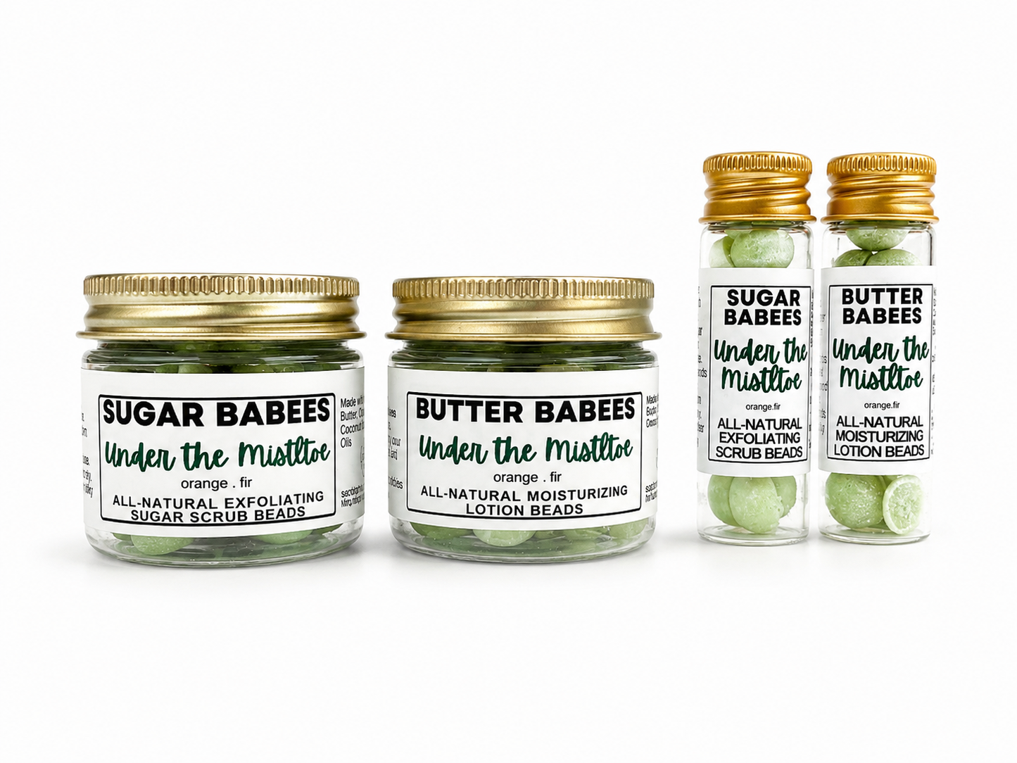 Merry & Bright Collection Butter Babees – Solid Lotion Beads