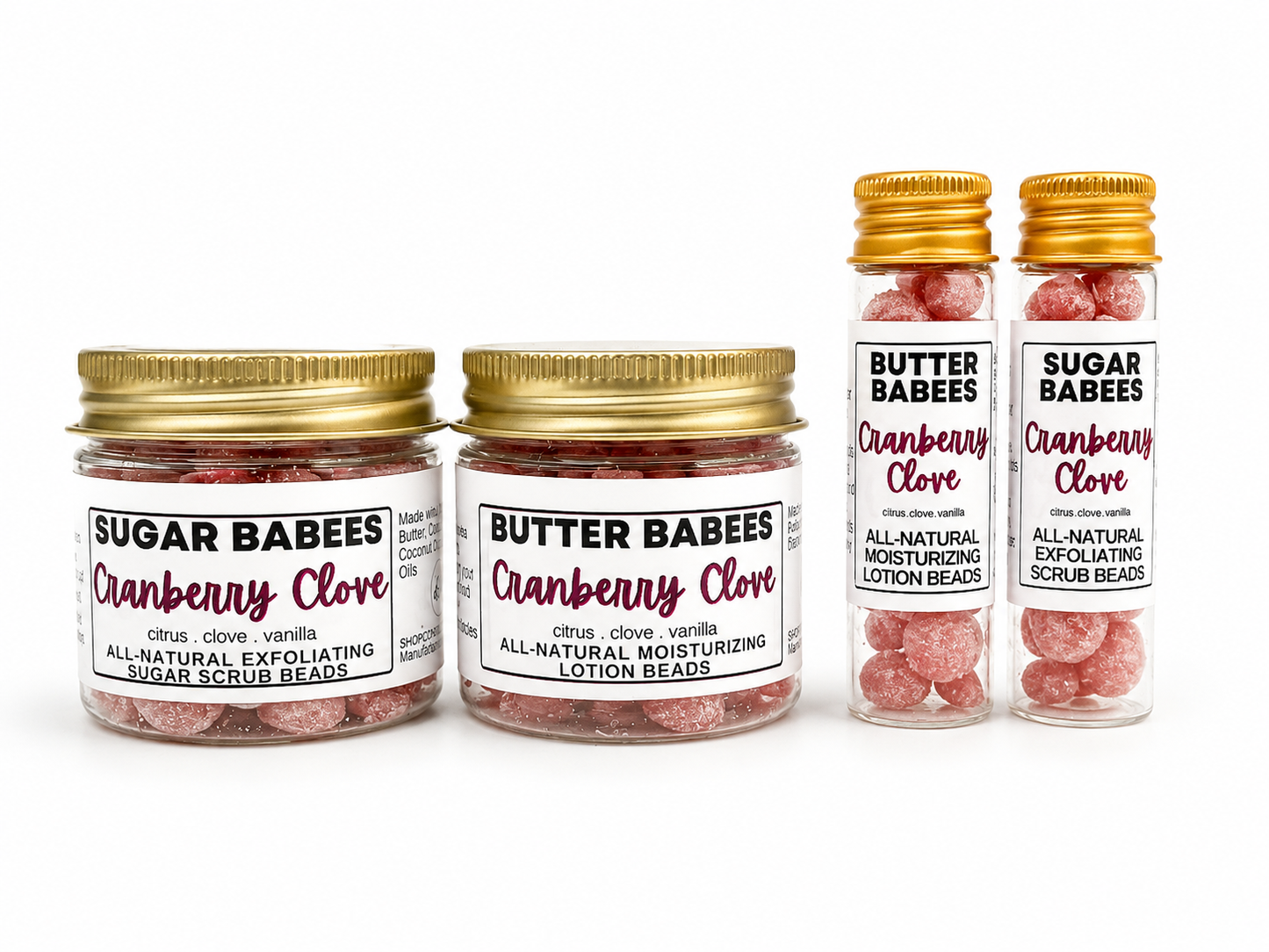 Merry & Bright Collection Butter Babees – Solid Lotion Beads
