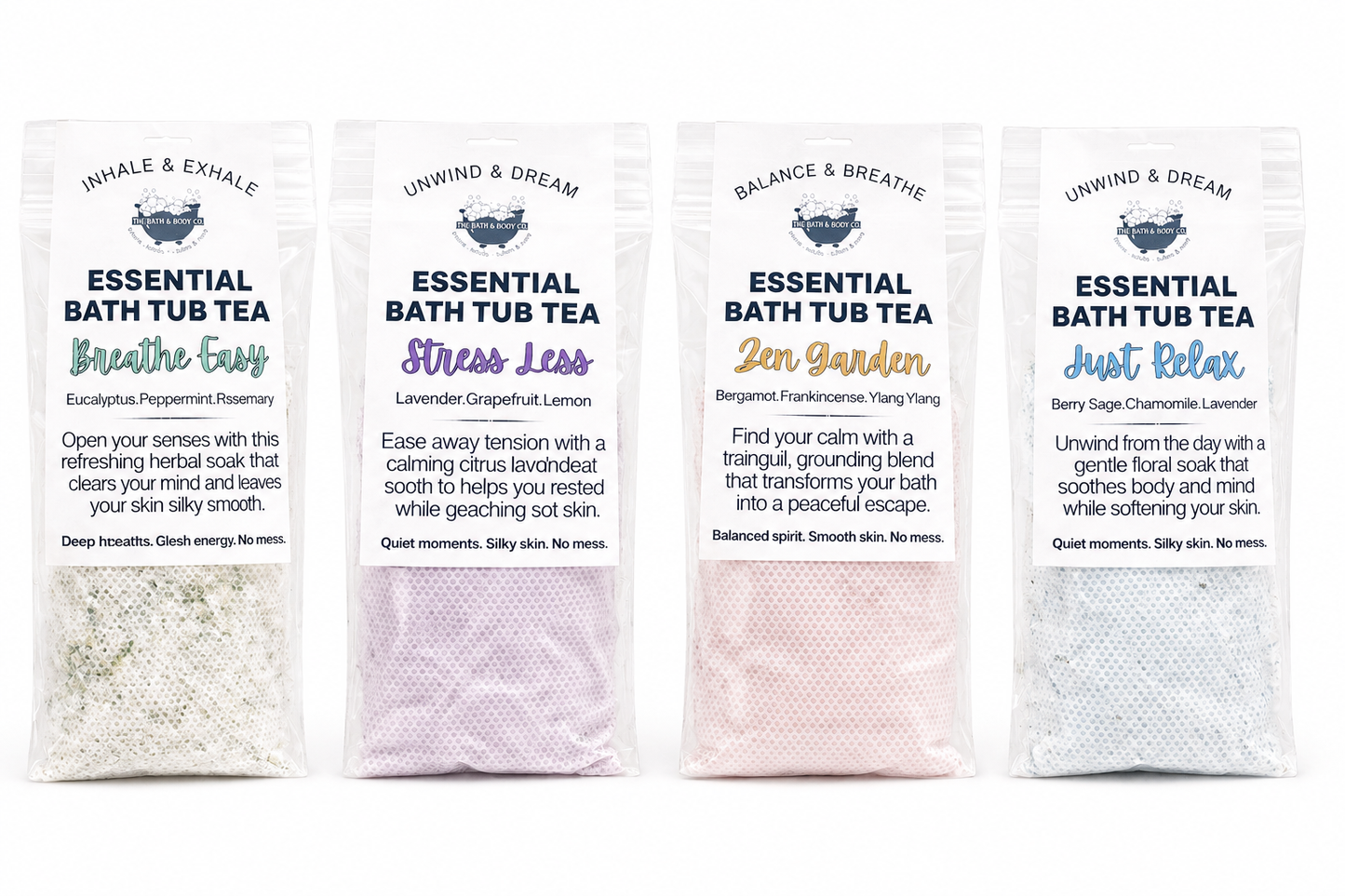 Everyday Bath Teas – Single-Use Bath Soaks