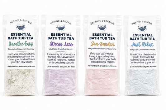 Creamy Winter Bath Soaks – Coconut Milk & Clay Bath Teas
