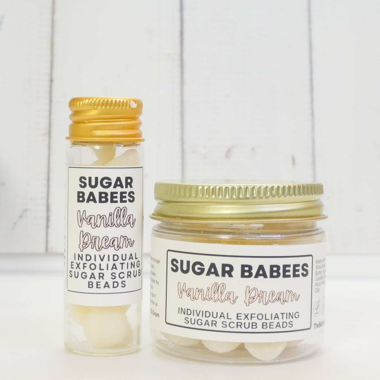 Vanilla Dream Exfoliating Sugar Scrub-handmade, all-natural exfoliating scrub beads