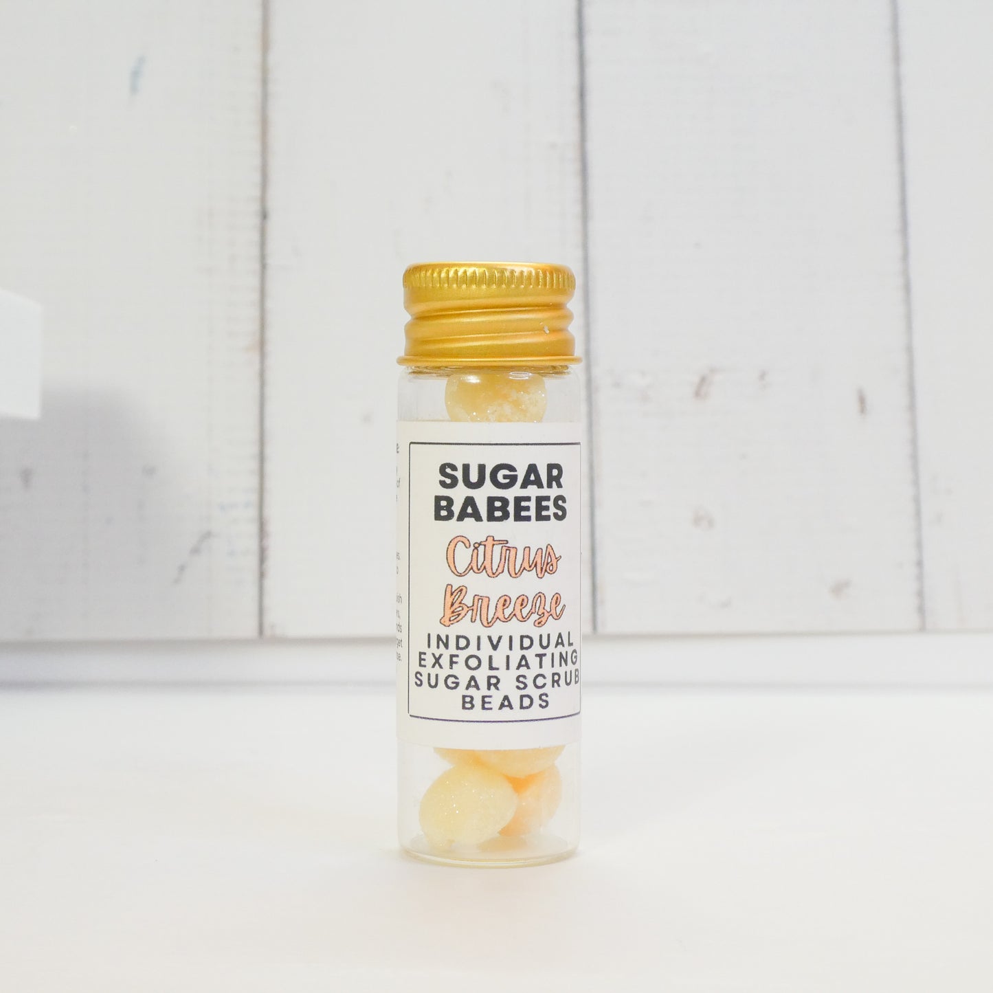 Citrus Breeze Exfoliating Sugar Scrub-handmade, all-natural exfoliating scrub beads