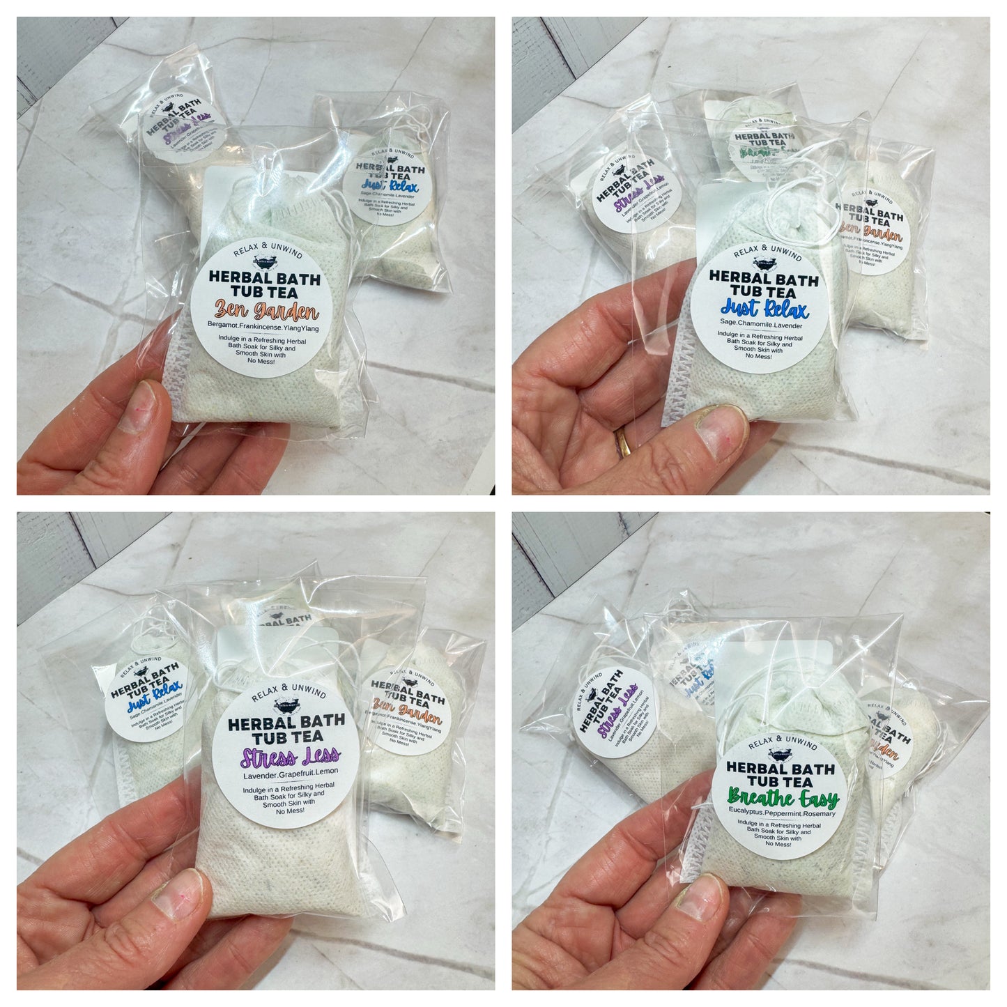 Winter Creamy Bath Soaks – All Natural + Coconut Milk + Clay