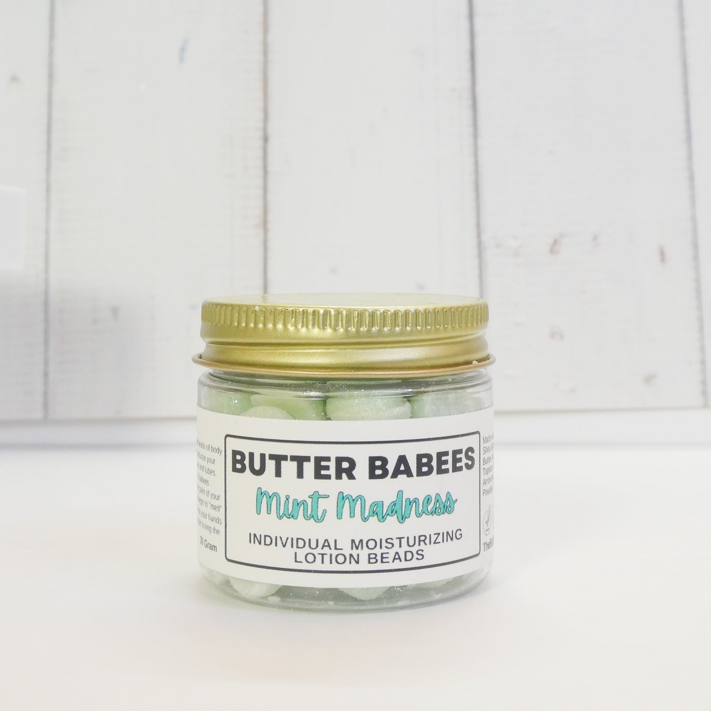 Mint Madness Shea Butter-handmade, all-natural moisturizing lotion beads