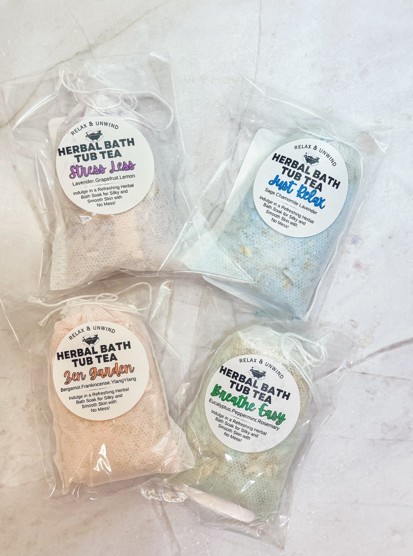 Winter Creamy Bath Soaks – All Natural + Coconut Milk + Clay