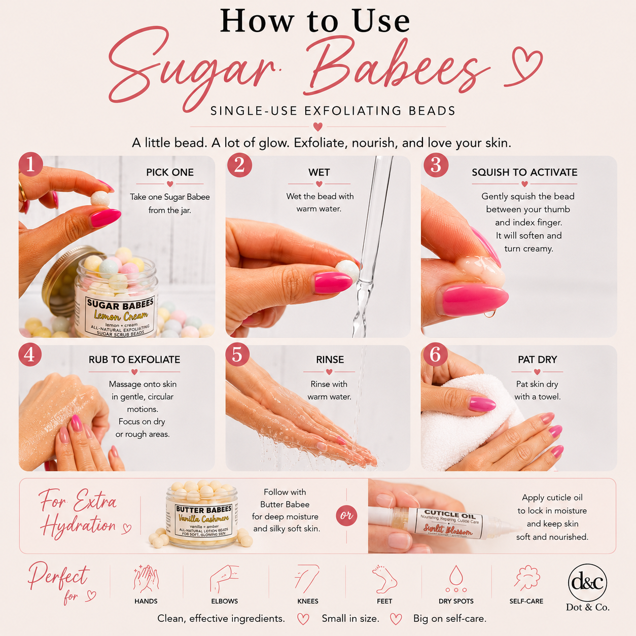 Serenity Collection Sugar Babees – Solid Sugar Scrub Beads