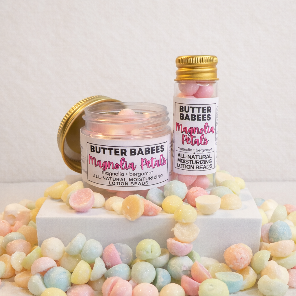 Petals & Zest Butter Babees | Natural Spring Lotion Beads