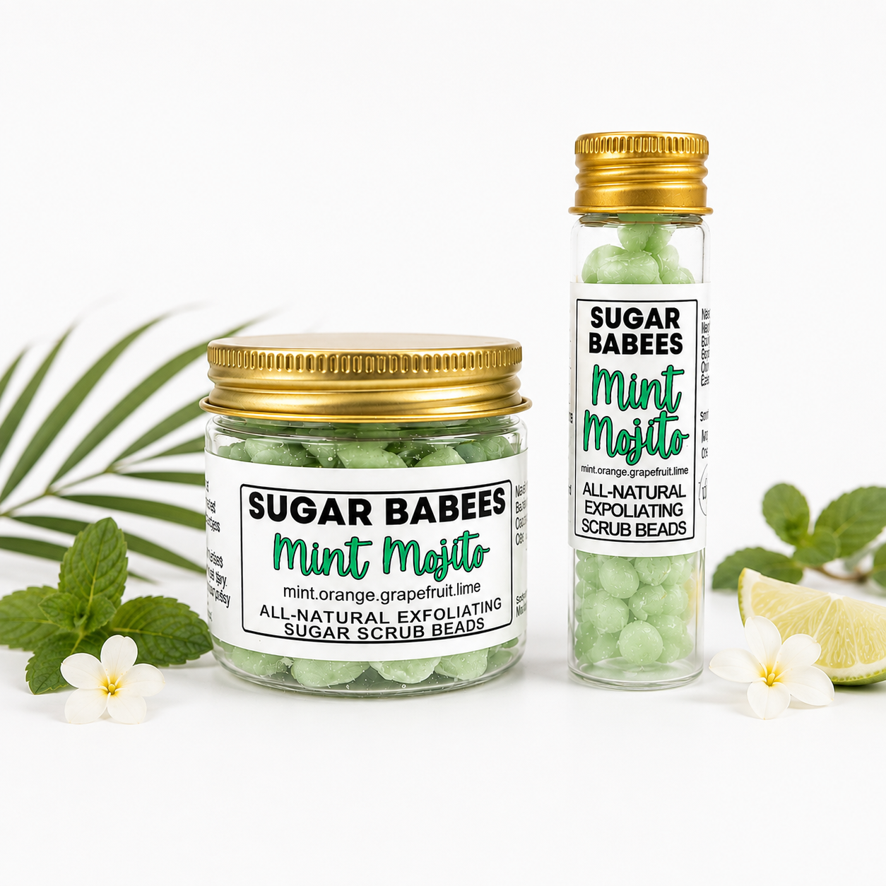 Tropical Cocktail Scents | Sugar Babees | Single-Use Scrub Beads